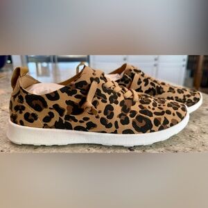Not Rated Leopard Print Sneaker Shoes  NEW